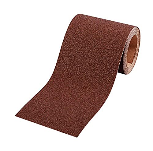 kwb Schleifpapier-Rolle K-120, 93 mm x 5 m, für Metall und Holz, Korund, geeignet für Hand- und Schwing-Schleifer von kwb