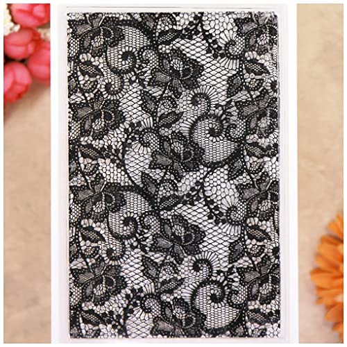 KWELLAM Mesh Lace Flower Zweig Clear Stamps for Card Making Decoration and DIY Scrapbooking 22052528 KWELLAM Mesh Lace Flower Zweig Clear Stamps for Card Making Decoration and DIY Scrapbooking 22052528 von KWELLAM