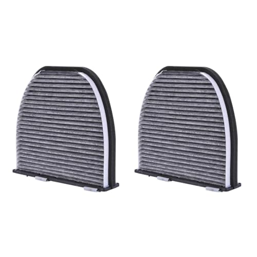 Innenraumfilter Aktivluftfilter Calm 180 Motorrad-Kühlsystem Carbon Fiilter Kabine Passend Für Mercedes Benz W204 W212 2128300318 Luftfilter Auto(2PCS) von KWEZ