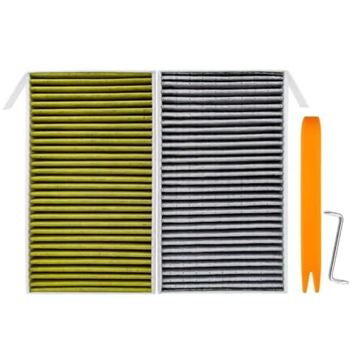 Innenraumfilter Auto-Luftfilter mit Aktivkohle, passend für Tesla Model 3, Model Y, Klimaanlage, Innenraumfilter, Luftreinigung geeignet Luftfilter Auto Innenraumfilter Auto-Luftfilter mit Aktivkohle, passend für Tesla Model 3, Model Y, Klimaanlage, Innenraumfilter, Luftreinigung geeignet Luftfilter Auto von KWEZ