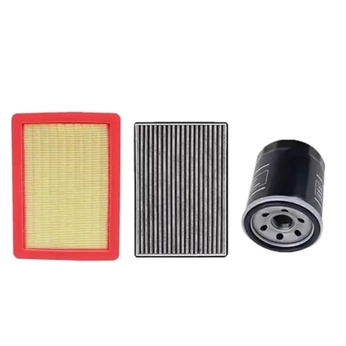 Innenraumfilter Autofiltersatz passend für Dongfeng T5 EVO 1.5T Klimaanlage/Innenraumfilter, Ölfilter Autowartungsteile Luftfilter Auto(1set) von KWEZ