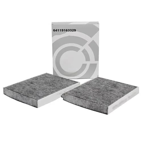 Innenraumfilter Innenraumfilter passend für BW F01 F02 F07 F10 64119163329 64119272642 Aktivkohle-Innenraumfilter-Set 64119163328 927264 Luftfilter Auto von KWEZ