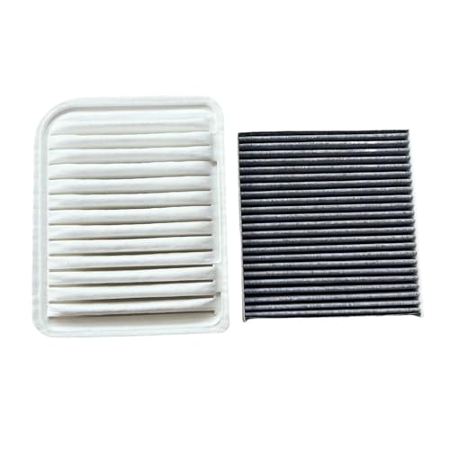 Innenraumfilter Motorluftfilter + Innenraumluftfilter-Set, Ersatz-Auto-Passform für Mitsubishi Lancer Outlander RVR 7803A004 27277- Luftfilter Auto(1 Set) von KWEZ