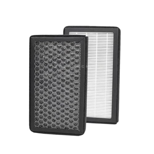 Innenraumfilter Passend Für Tesla Model 3 Y, Ganzjährig, HEPA-Aktivkohle-Luftfilter, 2-teiliges Set, Klimaanlage, PM2.5-Reinigungsfilter Luftfilter Auto(Air Filters HEPA) von KWEZ