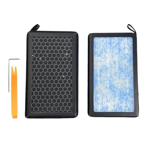 Innenraumfilter Passend Für Tesla Model 3 Y, Ganzjährig, HEPA-Aktivkohle-Luftfilter, 2-teiliges Set, Klimaanlage, PM2.5-Reinigungsfilter Luftfilter Auto(Mew Model) von KWEZ