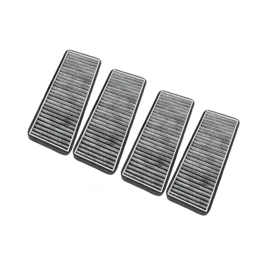 Innenraumfilter Passend für VW Polo 2011–2021. Passend für Jettas Santana 2011–2019. Passend für Skoda Fabia Rapid 2011–21. Externe Filterbaugruppen Luftfilter Auto(4 Pcs Black Filter) von KWEZ