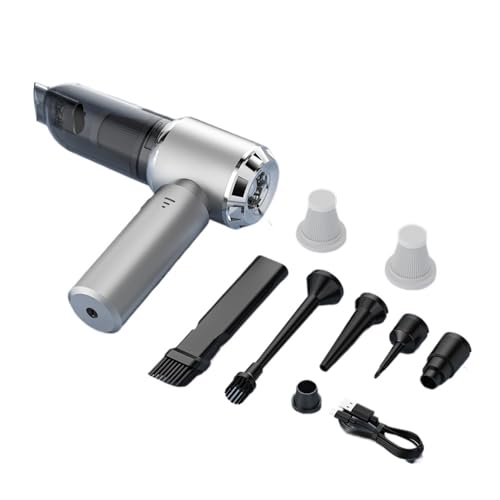 KWEZ Kabellos Handsauger Mini Staubsauger Auto Staubsauger Drahtlose Mini Handheld Starke Saug Reinigung Maschine Tragbare Staubsauger Für Auto Hause(Max 2hapa) von KWEZ