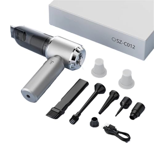 KWEZ Kabellos Handsauger Mini Staubsauger Auto Staubsauger Leistungsstarke Reinigung Maschine Mini Starken SOG Handheld Für Auto Hause Tragbare Drahtlose Reiniger(MAX 2hapa) von KWEZ