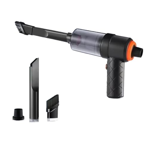 KWEZ Kabellos Handsauger Mini Staubsauger Drahtloser Auto-Staubsauger, kabelloser Hand-Reinigungsroboter, Auto-Staubsauger, starker Saugreiniger für Autos von KWEZ