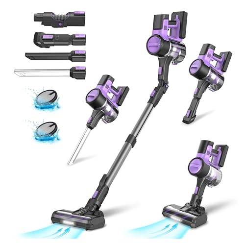 KWEZ Kabellos Handsauger Mini Staubsauger S10 Akku-Staubsauger, 6-in-1-Stabstaubsauger, wiederaufladbarer Staubsauger mit maximal 50 Minuten Laufzeit KWEZ Kabellos Handsauger Mini Staubsauger S10 Akku-Staubsauger, 6-in-1-Stabstaubsauger, wiederaufladbarer Staubsauger mit maximal 50 Minuten Laufzeit von KWEZ