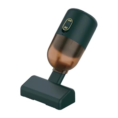 KWEZ Kabellos Handsauger Mini Staubsauger Staubsauger Mite Eliminator Tragbare Mini High Power Desktop Auto Bett Staub Reinigung Maschine(Green) von KWEZ