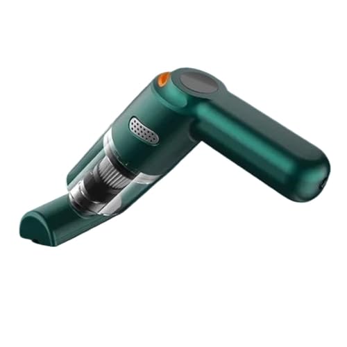 KWEZ Kabellos Handsauger Mini Staubsauger Wireless Handheld Große Saug Auto Staubsauger Haushalt Mini Pet Haar Staubsauger Pet Haar Absorber(Verde A) von KWEZ