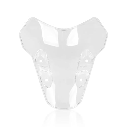 KWEZ Motorrad Zubehör Fit FÜR Yamaha MT-07 MT 07 MT07 2021-2024 Motorrad Zubehör Windschutzscheibe Verlängerung Windschutzscheibe Spoiler Winds Stoßstange(Clear) von KWEZ