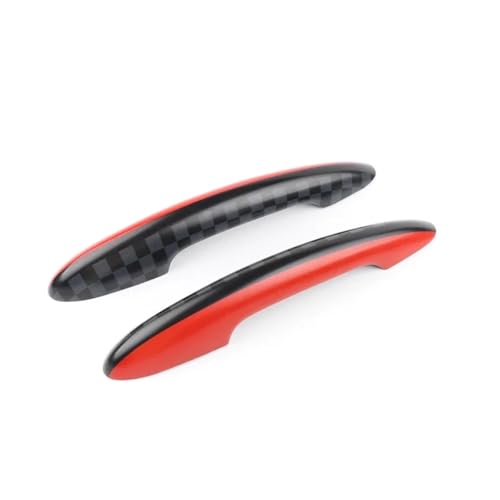 KWEZ Türgriffabdeckung,Türgriff 2 STÜCKE Türgriffabdeckung Aufkleber Trim Für MINI Cooper F54 F55 F56 F57 F60 Auto-Styling Außen(JCW) von KWEZ