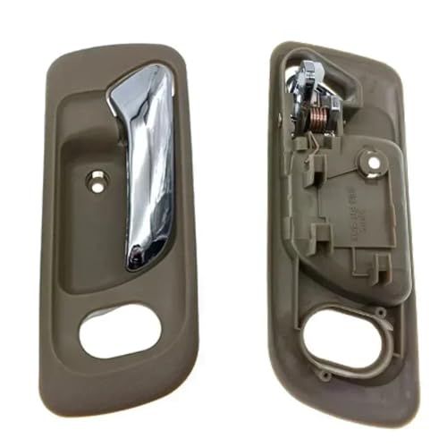 KWEZ Türgriffabdeckung,Türgriff Auto-Styling Chroming Beige Auto Innen Türgriff Für HONDA ACCORD 1998-2002 CG1 CG5 CF9 Innen Türgriff(Right Front) von KWEZ