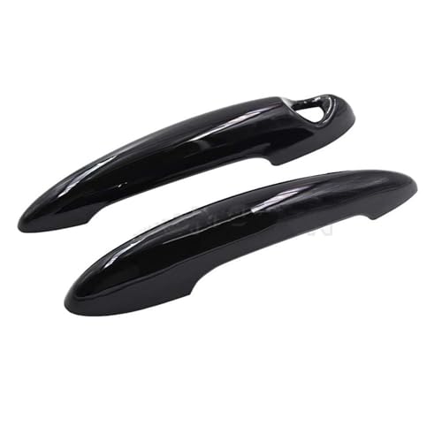 KWEZ Türgriffabdeckung,Türgriff Für BMW MINI Cooper S R50 R52 R53 R55 R56 R57 R58 R59 R61 Schwarz glänzend oder Kohlefaser Autotürgriff(Carbon Fiber) von KWEZ