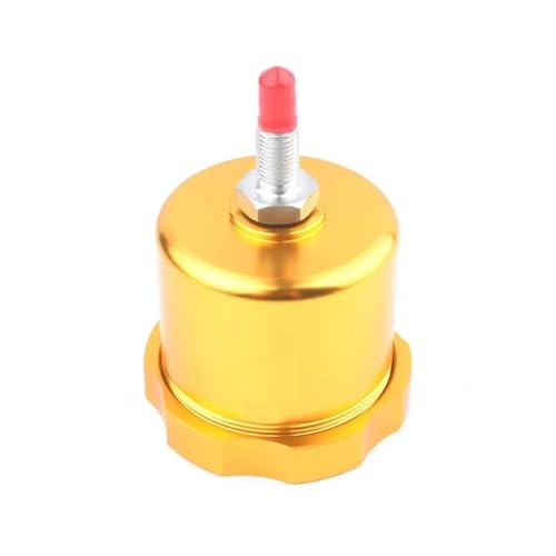 KWEZ WerkzeugBremse Automodifikation Racing Universal Hydraulische Handbremse Topf Drift Hydraulische Handbremse Öl Topf Bremsöl Vorratstopf Feststellbremshebel(Gold) von KWEZ