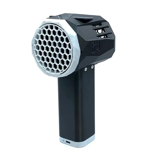 Kabellos Handsauger Mini Staubsauger Mini Turbo Fan Schub Auto Gewalt Gebläse Handheld Turbo Jet Fan Bürstenlosen Motor High Power Kanal Fan(Gray) von KWEZ