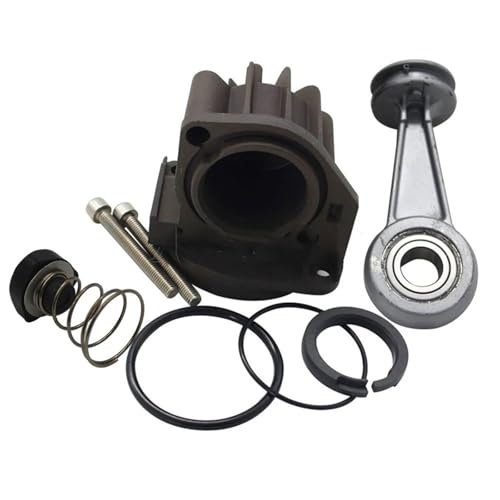 Luftfeder,Luftfederung Luftfederung Luftkompressor Pumpe Zylinderkopf mit Ring Reparatursätze für W220 W211 A6 C5 C6 A8 D3 für Phaeton LR2 XJ6(As Shown 9) von KWEZ
