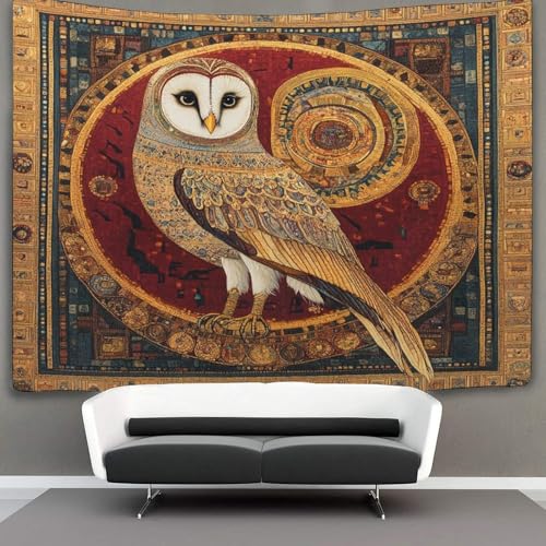 KWFYBEHZ Eule Wandteppich, Wandbehang Wandtuch Römischer Kunststil Tapestry Wall Hanging,Wandteppich Wanddeko Für Schlafzimmer Wohnzimmer Wohnheim 70cmx100cm KWFYBEHZ Eule Wandteppich, Wandbehang Wandtuch Römischer Kunststil Tapestry Wall Hanging,Wandteppich Wanddeko Für Schlafzimmer Wohnzimmer Wohnheim 70cmx100cm von KWFYBEHZ