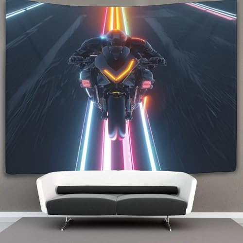 KWFYBEHZ Motorrad Wandteppich Wandbehang Wandtuch Tapestry Wall Hanging,Wandteppich Strahlenspur Wanddeko Für Schlafzimmer Wohnzimmer Wohnheim 180cmx230cm KWFYBEHZ Motorrad Wandteppich Wandbehang Wandtuch Tapestry Wall Hanging,Wandteppich Strahlenspur Wanddeko Für Schlafzimmer Wohnzimmer Wohnheim 180cmx230cm von KWFYBEHZ