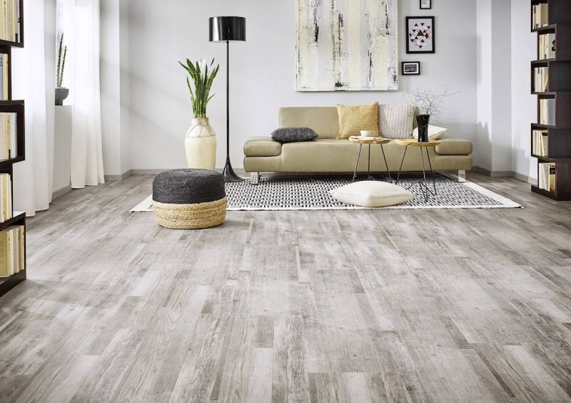 KWG Antigua classic Hydrofix Altkiefer macchiato Designvinyl Fertigfußboden 123,5x30,5 cm von KWG