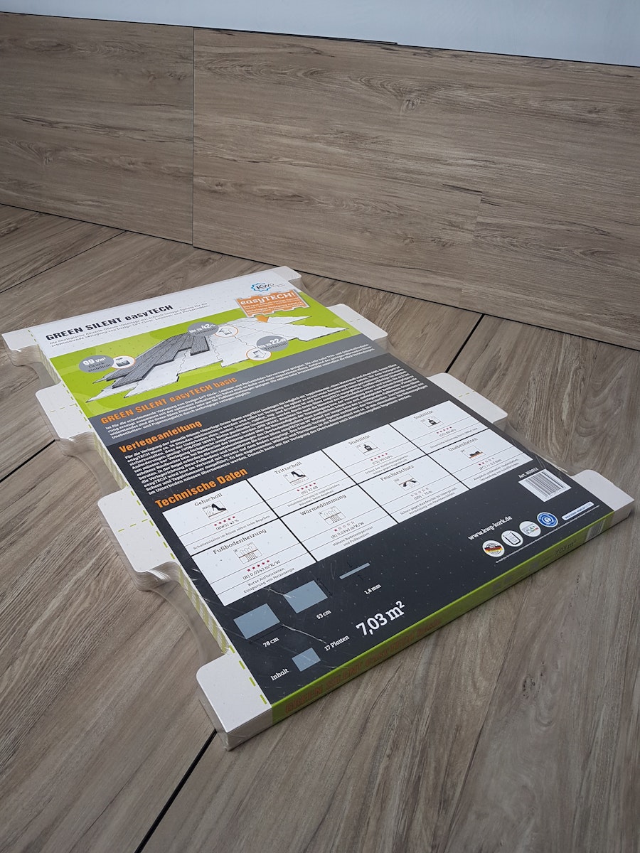 KWG Green Silent Unterlage easyTECH Schnell-Verlege-System KWG Green Silent Unterlage easyTECH Schnell-Verlege-System von KWG