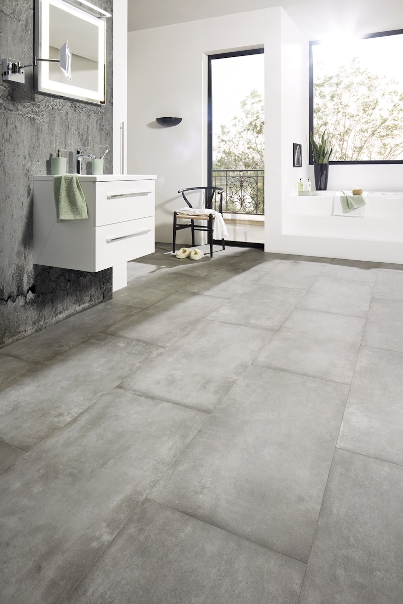 KWG Java ARTbeton grigio Mineraldesign-Boden mit Fase 92x46 cm von KWG