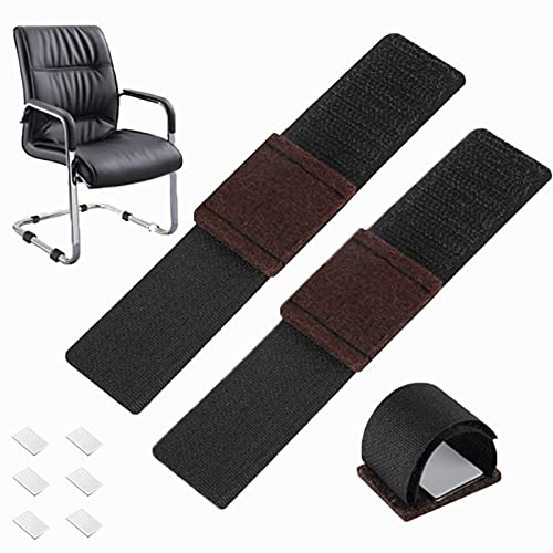 32 Stück Filzgleiter für Stühle,Klemmschalengleiter,Filzgleiter mit Klettverschluss,Filzgleiter Freischwinger,Filz Selbstklebend Wiederverwendbar, Bodenschutz,Reduziert Geräusche von KWHSUN