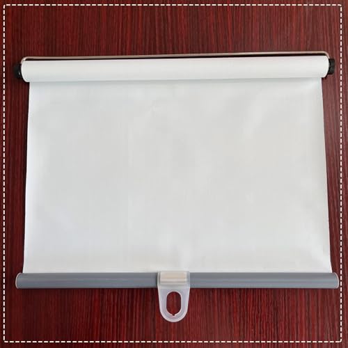 KWIBYBGS Rollos Ohne Bohren, Verdunkelungsrollos Für Fenster, Verdunkelnde Rollos, Mit Federsystem, Fensterrollos/White/45 * 200Cm(17.7 * 78.7In) von KWIBYBGS
