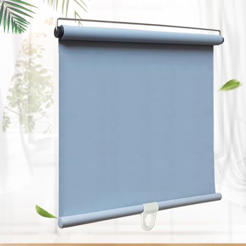 KWIBYBGS Verdunkelungsrollos Für Fensterjalousien, Automatische Rollos, Keine Bohrungen, Tragbare Jalousien, Fenstervorhänge/Gray/32 * 200Cm(12.6 * 78.7In) von KWIBYBGS