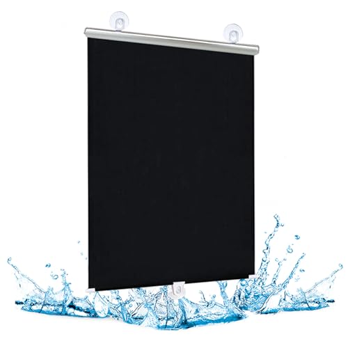 KWIBYBGS Verdunkelungsvorhang Mit Saugnäpfen, Temporäre Fensterabdeckung, Einziehbare Rollos Mit Saugnäpfen, Sichtschutz/Black/35 * 125Cm/13.8 * 49.2In KWIBYBGS Verdunkelungsvorhang Mit Saugnäpfen, Temporäre Fensterabdeckung, Einziehbare Rollos Mit Saugnäpfen, Sichtschutz/Black/35 * 125Cm/13.8 * 49.2In von KWIBYBGS