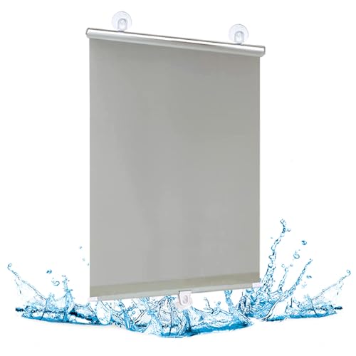 KWIBYBGS Verdunkelungsvorhang Mit Saugnäpfen, Temporäre Fensterabdeckung, Einziehbare Rollos Mit Saugnäpfen, Sichtschutz/Gray/40 * 125Cm/15.7 * 49.2In KWIBYBGS Verdunkelungsvorhang Mit Saugnäpfen, Temporäre Fensterabdeckung, Einziehbare Rollos Mit Saugnäpfen, Sichtschutz/Gray/40 * 125Cm/15.7 * 49.2In von KWIBYBGS