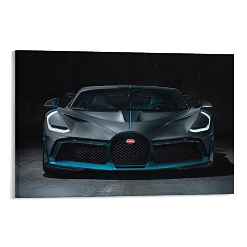 KWID Hyper Car Poster für Bugatti Divo Supercar Poster Dekorative Malerei Leinwand Wandposter und Kunstbild Druck Moderne Familie Schlafzimmer Dekor Poster 60 x 90 cm von KWID