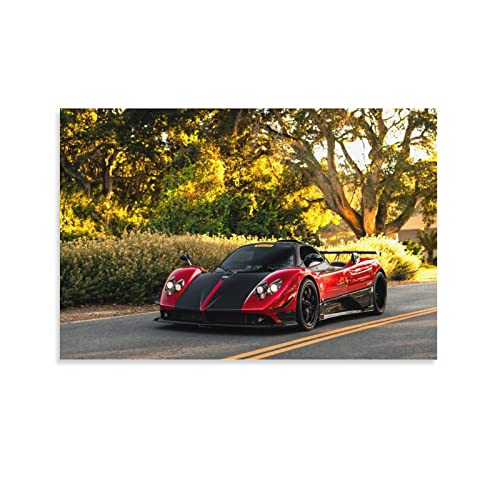 KWID Supercar Poster für Pagani Zonda Hyper Car Poster Dekorative Malerei Leinwand Wandposter und Kunstbild Druck Moderne Familie Schlafzimmer Dekor Poster 40 x 60 cm von KWID