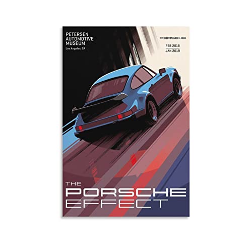 KWID Supercar Poster für Porsche 930 Sportauto-Poster, dekoratives Gemälde, Leinwand, Wandposter und Kunstbild, modernes Familien-Schlafzimmer, Dekoration, Poster, 40 x 60 cm von KWID