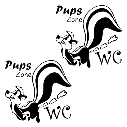 KWJEIULSOQ Aufkleber für Toilettendeckel - Biene (2 Stücke) - Cartoon Eichhörnchen Design - Wasserdicht - Gelb - PVC Material von KWJEIULSOQ
