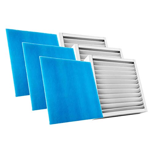 KWL Luftfilter für Paul Aussenluftfilterbox (doppelt) E | 3 Filtersets | Filterset G3+G4 | 3x Filtermatten VNF 290, 590x590x20 mm. G3 + 3x Paneelefilter Z/Line Karton 590x590x100 mm. G4 | 524000180 von KWL-FilterOnline