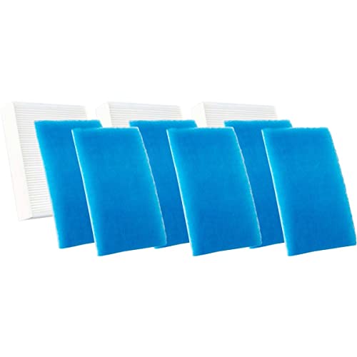 KWL Luftfilter für Vallox 110 SE | 1 Pollenfilterset | Pollenfilterset G4+F7 | 1x Filtermatten 260x400x20 mm. G4 + 1x Filtermatten 230x250x20 mm. G4 + 1x Kompaktfilter MP Karton 230x248x96 mm. F7 von KWL-FilterOnline