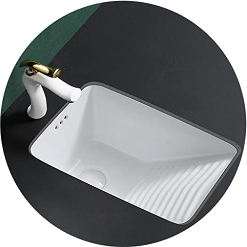 KWMAEEUID 18,3 x 12,5 Zoll weißes Keramik-Badezimmer-Waschbecken, kleines Bargefäß-Waschbecken, Drop-in-Einzelbecken-Wäschewanne mit Waschbrett/Weiß/46,5 * 32 * 18,5 cm KWMAEEUID 18,3 x 12,5 Zoll weißes Keramik-Badezimmer-Waschbecken, kleines Bargefäß-Waschbecken, Drop-in-Einzelbecken-Wäschewanne mit Waschbrett/Weiß/46,5 * 32 * 18,5 cm von KWMAEEUID