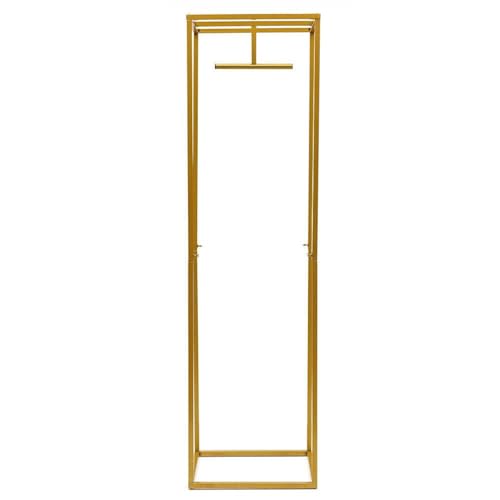 KWMAEEUID 180 cm quadratischer Metall-Kleiderständer, Hochzeit, Schleife, Garderobenständer, Schuhregal, Kleiderständer, Regal für Hochzeitskleid, Hochzeitskleid, Display, Gold KWMAEEUID 180 cm quadratischer Metall-Kleiderständer, Hochzeit, Schleife, Garderobenständer, Schuhregal, Kleiderständer, Regal für Hochzeitskleid, Hochzeitskleid, Display, Gold von KWMAEEUID