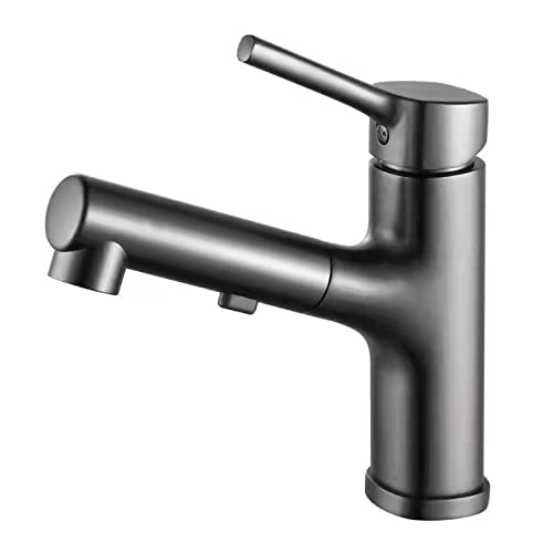 KWMAEEUID Badezimmer-Mischbatterien mit herausziehbarer Brause, Dual-Modus-Warm- und Kaltwasser-Waschtischarmaturen, 360° drehbarer Waschbeckenmischer-Wasserhahn, Einhand-Waschtischmischer KWMAEEUID Badezimmer-Mischbatterien mit herausziehbarer Brause, Dual-Modus-Warm- und Kaltwasser-Waschtischarmaturen, 360° drehbarer Waschbeckenmischer-Wasserhahn, Einhand-Waschtischmischer von KWMAEEUID