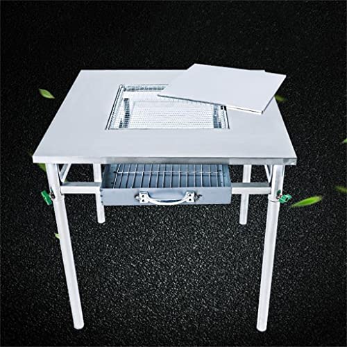 KWMAEEUID Buffet Grill Tisch Multifunktionale Outdoor Holzkohle Grill Grill Rack Tisch Edelstahl Grill Hause KWMAEEUID Buffet Grill Tisch Multifunktionale Outdoor Holzkohle Grill Grill Rack Tisch Edelstahl Grill Hause von KWMAEEUID