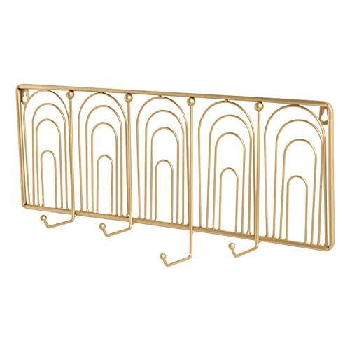 KWMAEEUID Garderoben-Wandhalterung mit 4 Haken, Eingangshaken, robuste Wandaufhängung, moderne Dekoration, Hakenleiste für Eingangsbereich, Schlafzimmer, Bauernhaus, Schlammraum KWMAEEUID Garderoben-Wandhalterung mit 4 Haken, Eingangshaken, robuste Wandaufhängung, moderne Dekoration, Hakenleiste für Eingangsbereich, Schlafzimmer, Bauernhaus, Schlammraum von KWMAEEUID