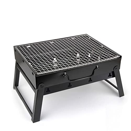 KWMAEEUID Grills Terrasse Edelstahl Holzkohlegrill Herd Outdoor Camping Picknick Brenner Zubehör Werkzeuge (Farbe: D, Größe: 35 * 27 * 20 cm) von KWMAEEUID
