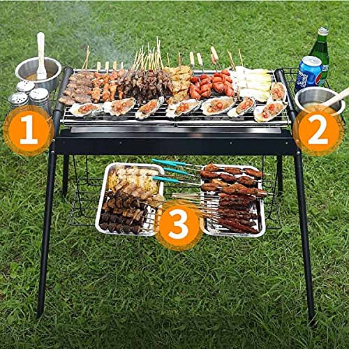 KWMAEEUID Großer, verdickender Heimgrill, Outdoor-Wildkohlegrill, komplettes Set an Carbon-Grillofenwerkzeugen KWMAEEUID Großer, verdickender Heimgrill, Outdoor-Wildkohlegrill, komplettes Set an Carbon-Grillofenwerkzeugen von KWMAEEUID