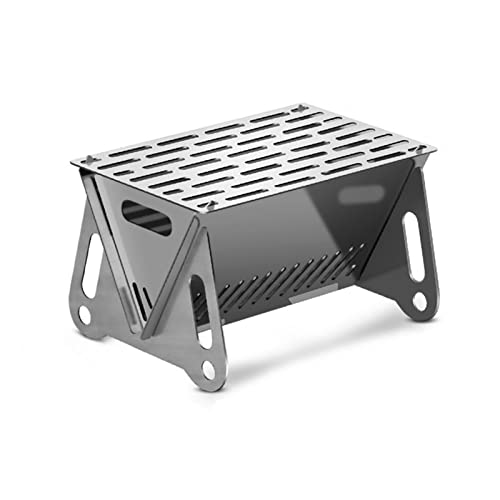 KWMAEEUID Holzkohlegrill, Grill, zusammenklappbarer Campinggrill aus Edelstahl KWMAEEUID Holzkohlegrill, Grill, zusammenklappbarer Campinggrill aus Edelstahl von KWMAEEUID