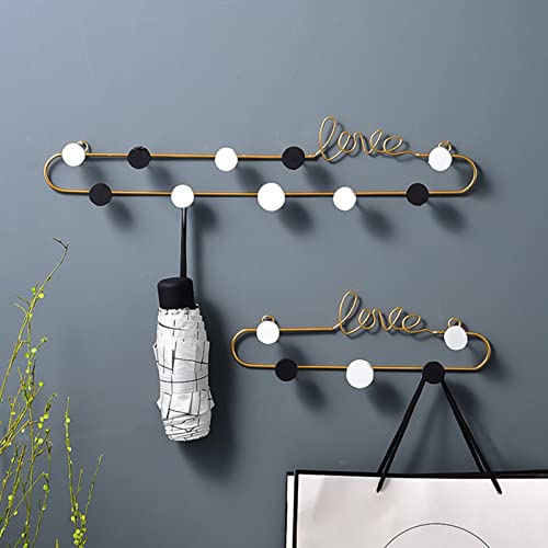 KWMAEEUID Kleiderhaken zur Wandmontage | Metallgarderobe | Eingangshaken | Buchstaben-Dekorationshaken für Kleidung, Hut, Schlüssel, Handtuch und Tasche, Kleiderhaken aus Metall KWMAEEUID Kleiderhaken zur Wandmontage | Metallgarderobe | Eingangshaken | Buchstaben-Dekorationshaken für Kleidung, Hut, Schlüssel, Handtuch und Tasche, Kleiderhaken aus Metall von KWMAEEUID