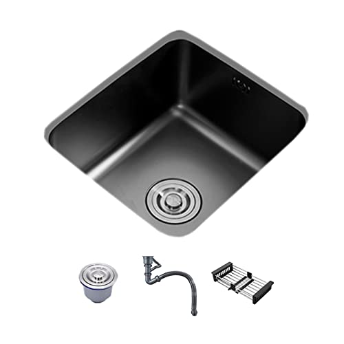 KWMAEEUID Küchenspüle Mini Single Slot Schwarz Küche Nano Bar Thekenspüle Kleines Unterbaubecken/Schwarz/35 * 33 cm KWMAEEUID Küchenspüle Mini Single Slot Schwarz Küche Nano Bar Thekenspüle Kleines Unterbaubecken/Schwarz/35 * 33 cm von KWMAEEUID