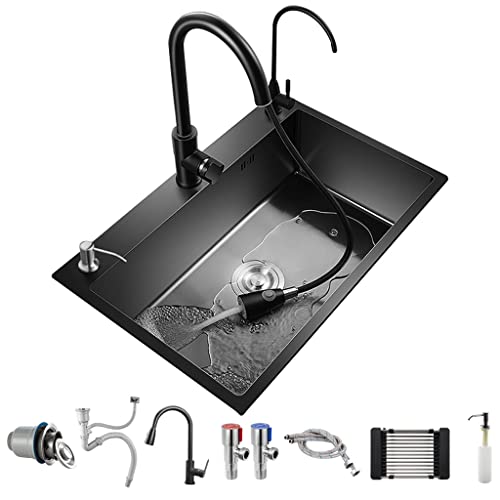 KWMAEEUID Küchenspülen Workstation Küchenspüle Unterbau 3-Loch verstellbare einfache Installation Spüle, Schwarze Küchenspülen, Spüle Workstation mit ausziehbarem Wasserhahn/Schwarze Spüle KWMAEEUID Küchenspülen Workstation Küchenspüle Unterbau 3-Loch verstellbare einfache Installation Spüle, Schwarze Küchenspülen, Spüle Workstation mit ausziehbarem Wasserhahn/Schwarze Spüle von KWMAEEUID